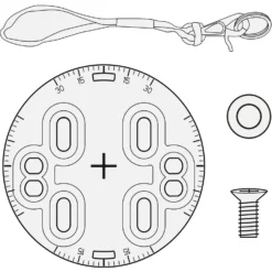 Jones Mounting Disk 4X4-Est Nylon