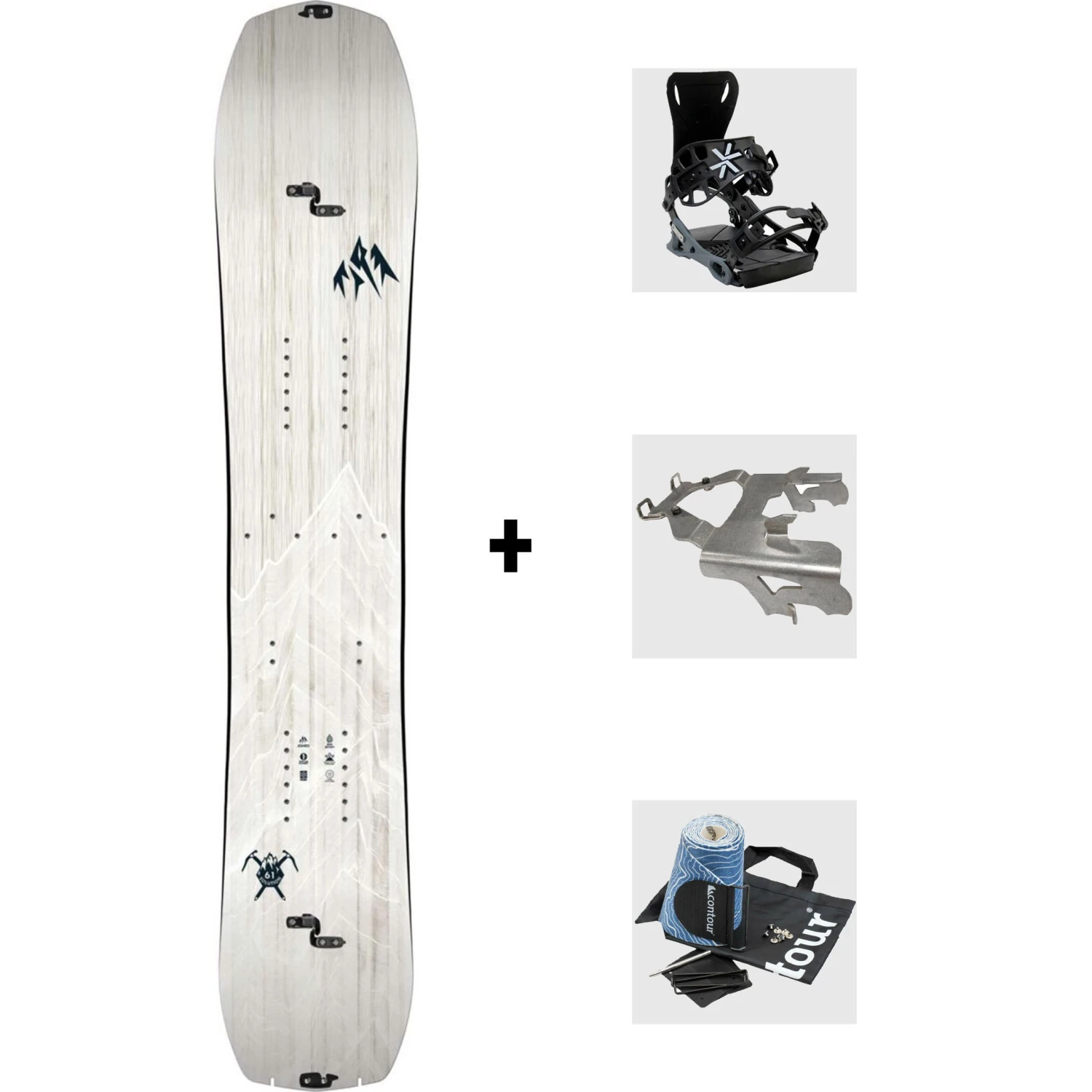 Jones Solution 21/22 Splitboard Set 1 Jones Solution 21/22 Splitboard Set