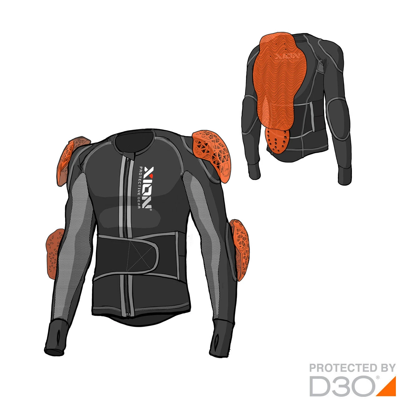 Xion Longsleeve Jacket Freeride EVO Men 4 Xion Longsleeve Jacket Freeride EVO Men – Image 4